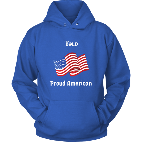 LiVit BOLD Hoodies for Men & Women - Proud American - LiVit BOLD