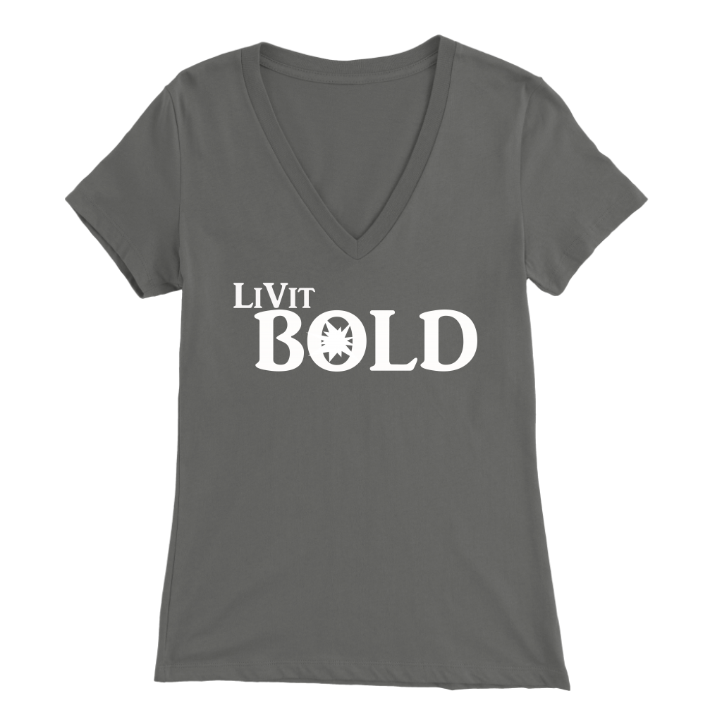 LiVit BOLD Bella Women's V-Neck - LiVit BOLD