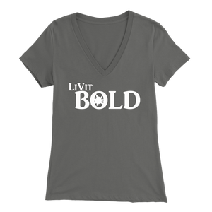 LiVit BOLD Bella Women's V-Neck - LiVit BOLD