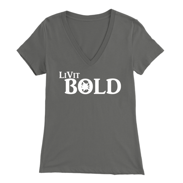 LiVit BOLD Bella Women's V-Neck - LiVit BOLD