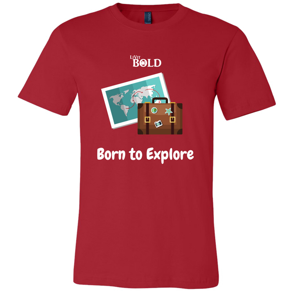 LiVit BOLD Canvas Men's Shirt - Born to Explore - LiVit BOLD