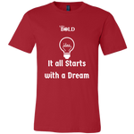 LiVit BOLD Canvas Men's Shirt - It all starts with a dream - LiVit BOLD