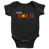 LiVit BOLD Baby Onesies - Wht - LiVit BOLD