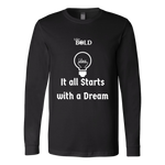 LiVit BOLD Canvas Long Sleeve Shirt - It all starts with a dream - LiVit BOLD