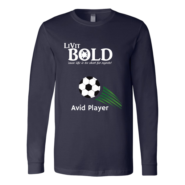 LiVit BOLD Canvas Long Sleeve Shirt - Soccer Collection - LiVit BOLD
