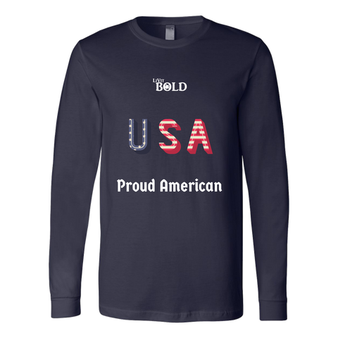 LiVit BOLD Canvas Long Sleeve Shirt - Proud American - LiVit BOLD