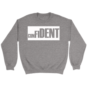 CONFIDENT Unisex Crewneck Sweatshirt - LiVit BOLD - 7 Colors - LiVit BOLD