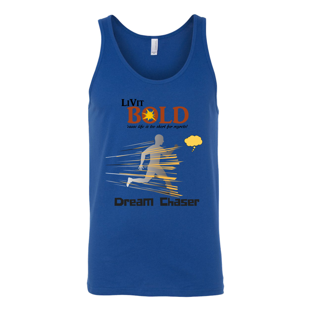 LiVit BOLD Canvas Unisex Tank - Dream Chaser - LiVit BOLD