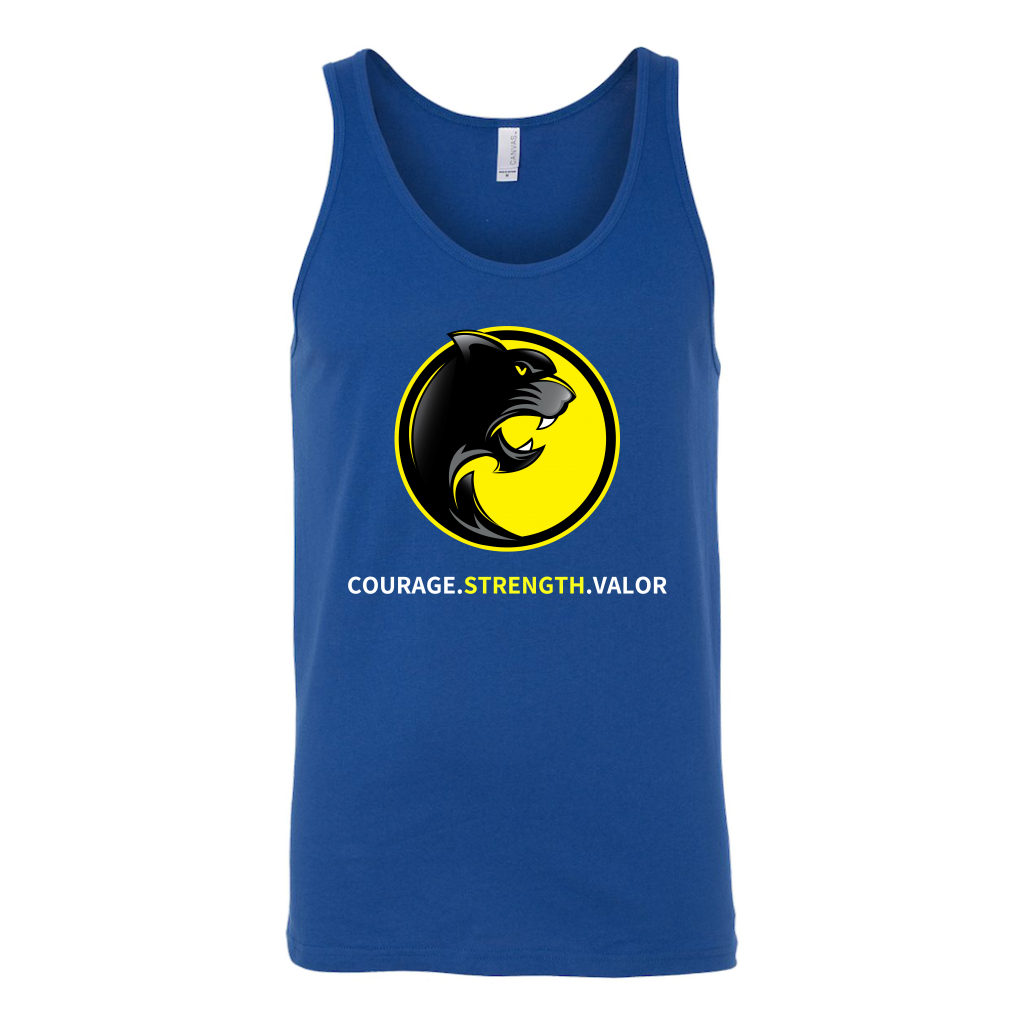 Pantherlete Athletics Unisex Tank - Blue - LiVit BOLD