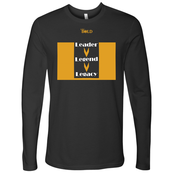 Leader.Legend.Legacy Men's Long Sleeve Top- 6 Colors - LiVit BOLD - LiVit BOLD