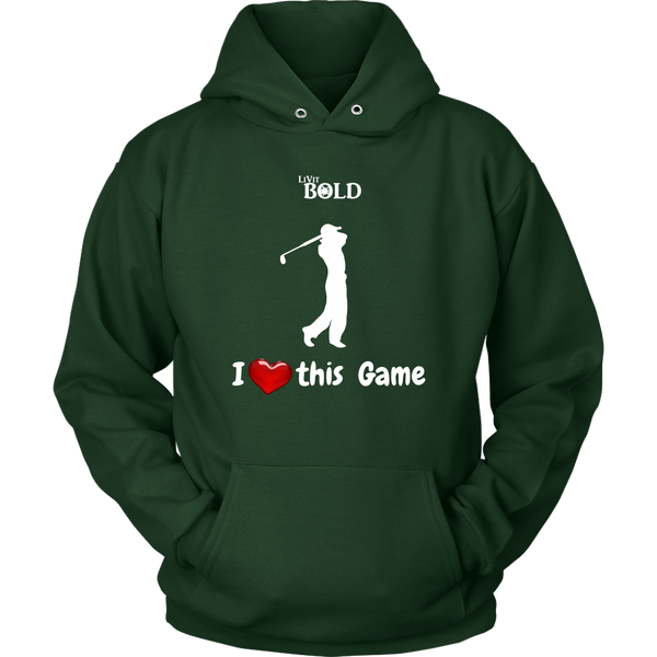 LiVit BOLD Hoodie - I Heart this Game - Golf - LiVit BOLD