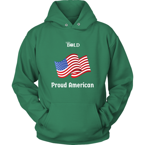 LiVit BOLD Hoodies for Men & Women - Proud American - LiVit BOLD