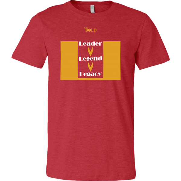 Leader.Legend.Legacy Men's T-Shirt - 16 Colors - LiVit BOLD - LiVit BOLD