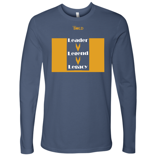 Leader.Legend.Legacy Men's Long Sleeve Top- 6 Colors - LiVit BOLD - LiVit BOLD