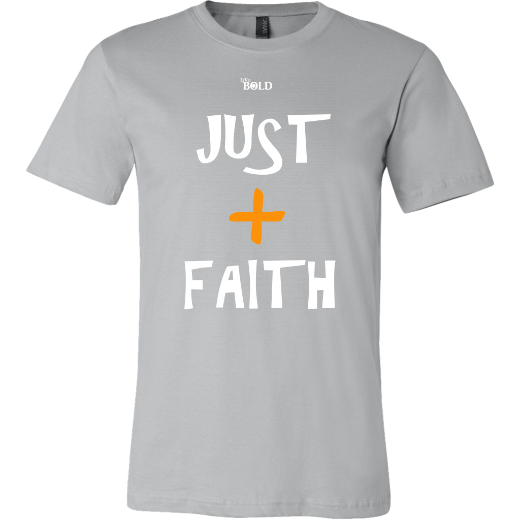 Just Add Faith Men's T-Shirt - LiVit BOLD - 17 Colors - LiVit BOLD