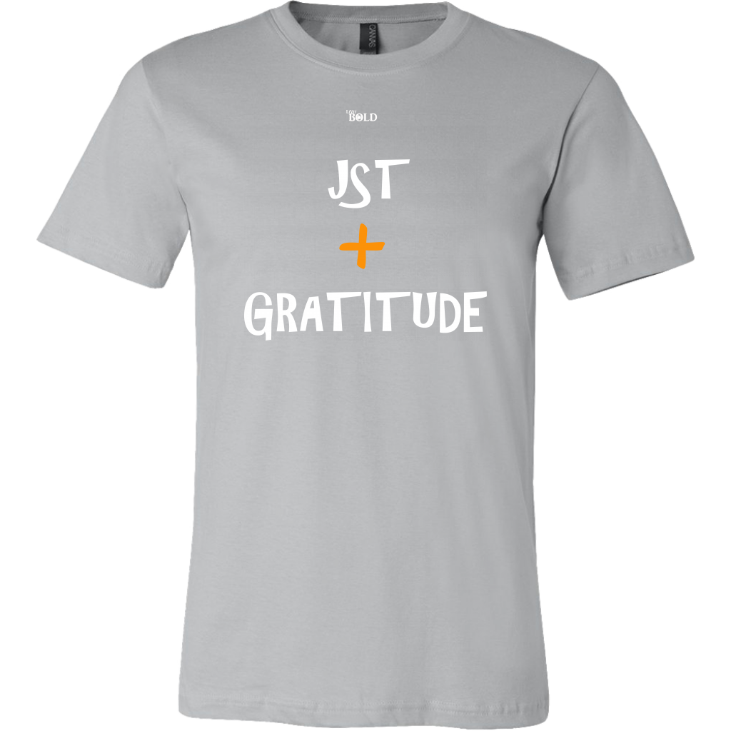 Just Add Gratitude Men's T-Shirt - LiVit BOLD - 16 Colors - LiVit BOLD