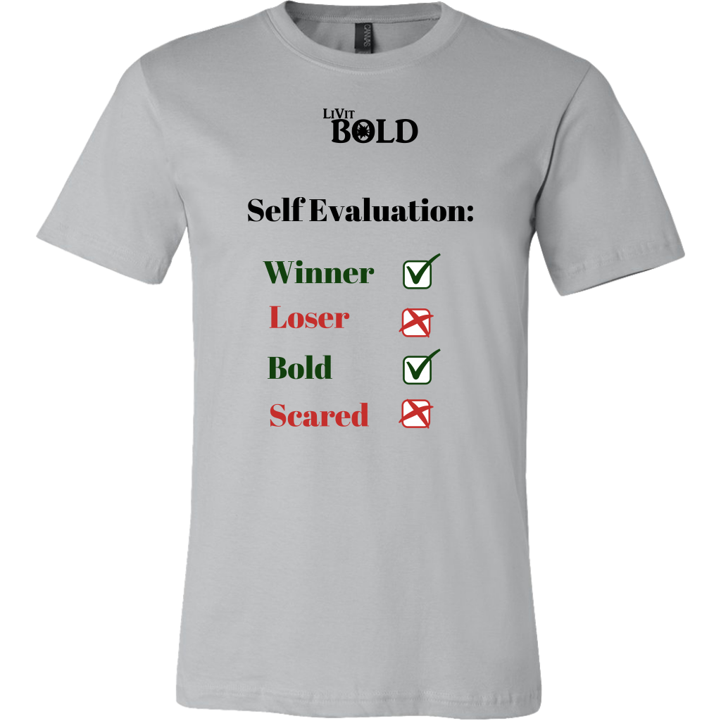 LiVit BOLD Canvas Men's Shirt - Self Evaluation - LiVit BOLD