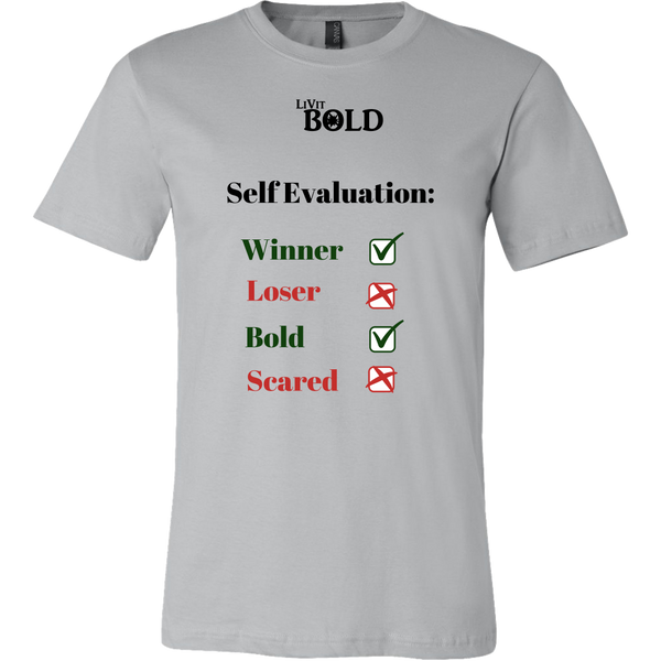 LiVit BOLD Canvas Men's Shirt - Self Evaluation - LiVit BOLD