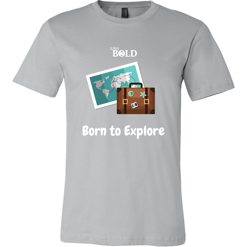 LiVit BOLD Canvas Men's Shirt - Born to Explore - LiVit BOLD