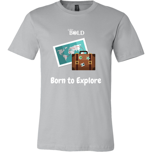 LiVit BOLD Canvas Men's Shirt - Born to Explore - LiVit BOLD