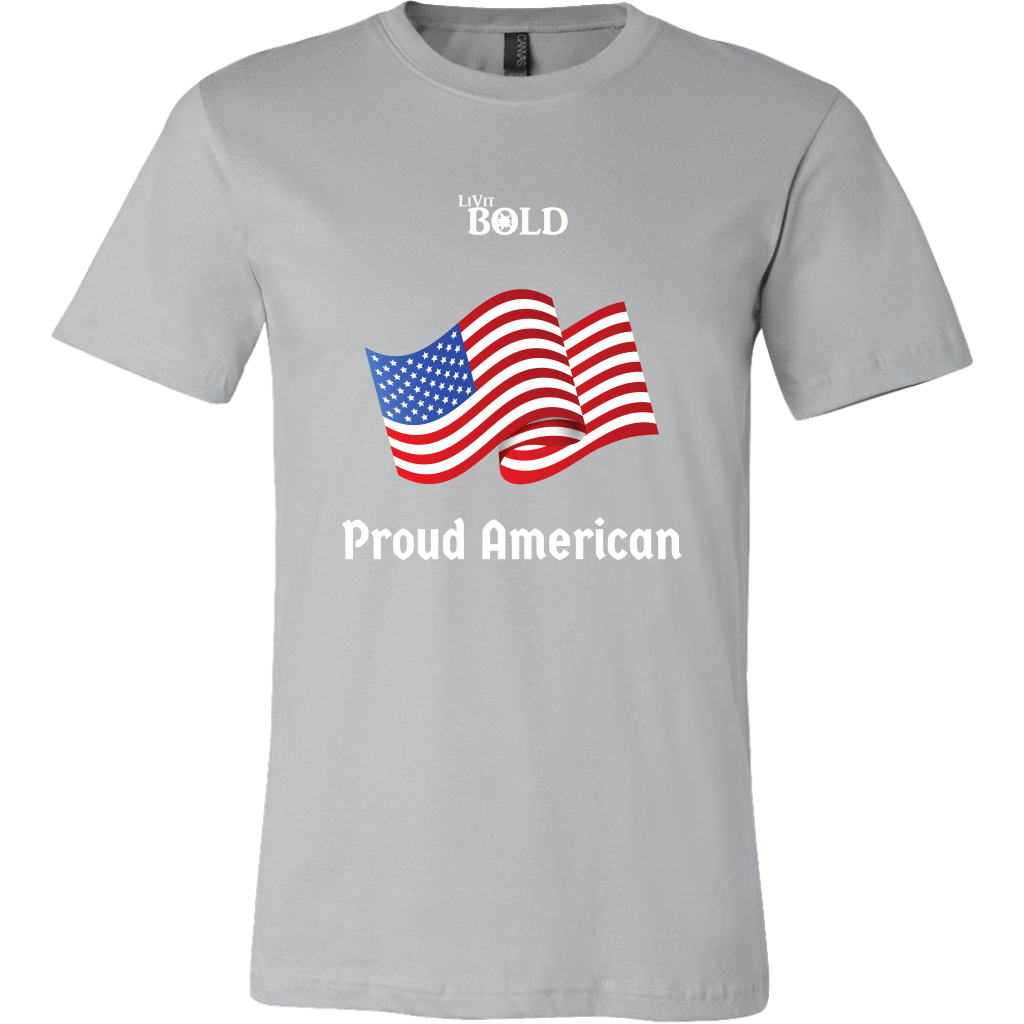 LiVit BOLD Canvas Men's Shirt - Proud American