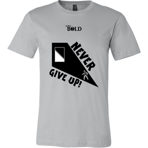 Never Give Up Men's T-Shirt - LiVit BOLD - LiVit BOLD