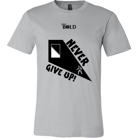 Never Give Up Men's T-Shirt - LiVit BOLD - LiVit BOLD