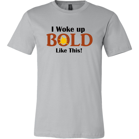LiVit BOLD Canvas Men's Shirt - I Woke Up BOLD Like This - LiVit BOLD