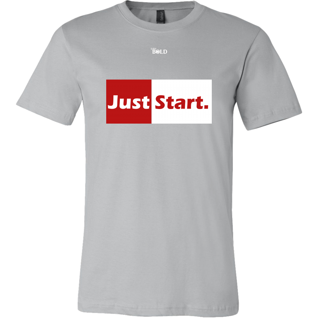 Just Start Men's T-Shirt - LiVit BOLD - 13 Colors - LiVit BOLD