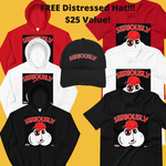 SERIOUSLY T-Shirt and Hoodie Bundle Package with FREE Distressed Hat