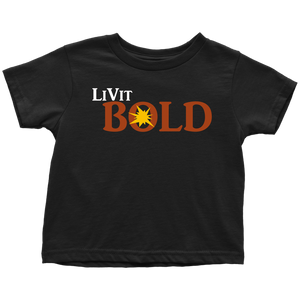 LiVit BOLD Toddler T-Shirt - Wht - LiVit BOLD