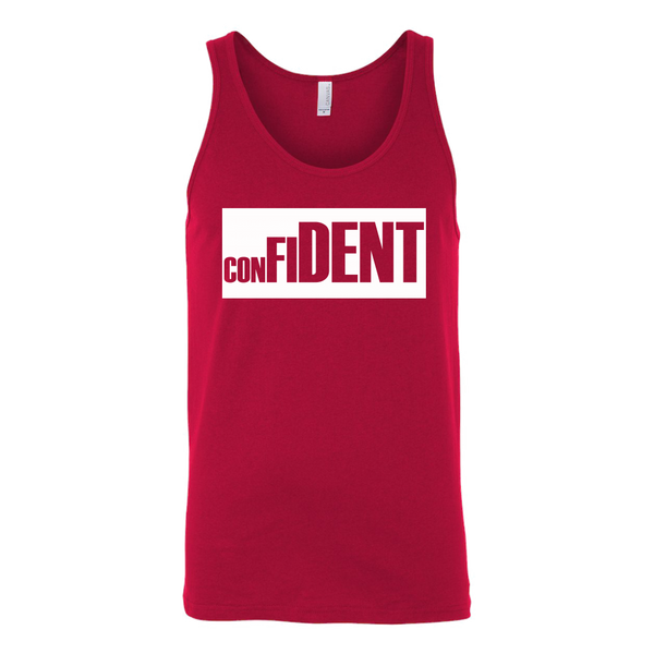 CONFIDENT Front and Back Print Unisex Tank - 4 Colors - LiVit BOLD - LiVit BOLD