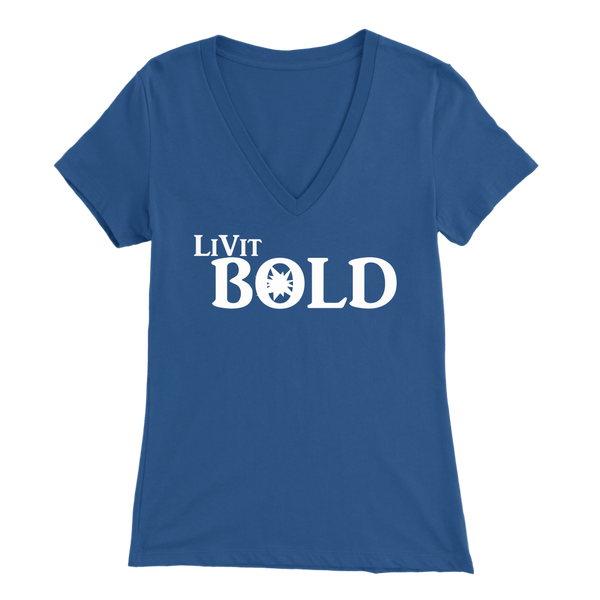 LiVit BOLD Bella Women's V-Neck - LiVit BOLD