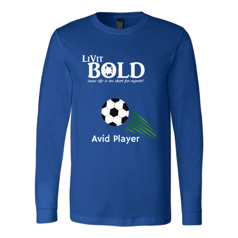 LiVit BOLD Canvas Long Sleeve Shirt - Soccer Collection - LiVit BOLD