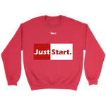 Just Start Unisex Sweatshirt - LiVit BOLD - 8 Colors - LiVit BOLD