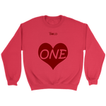ONE LOVE - Unisex Crewneck Sweatshirt - LiVit BOLD - 3 Colors - LiVit BOLD