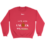 Small Keys can Unlock BIG Treasures - Unisex Crewneck Sweatshirt - LiVit BOLD - 7 Colors - LiVit BOLD