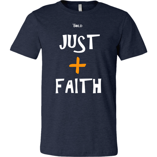 Just Add Faith Men's T-Shirt - LiVit BOLD - 17 Colors - LiVit BOLD