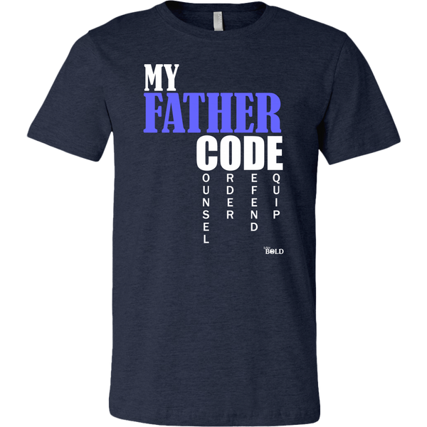 My Father Code Men's T-Shirt - 10 Colors - LiVit BOLD - LiVit BOLD