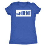 CONFIDENT Front and Back Print Women's Top - 10 Colors - LiVit BOLD - LiVit BOLD