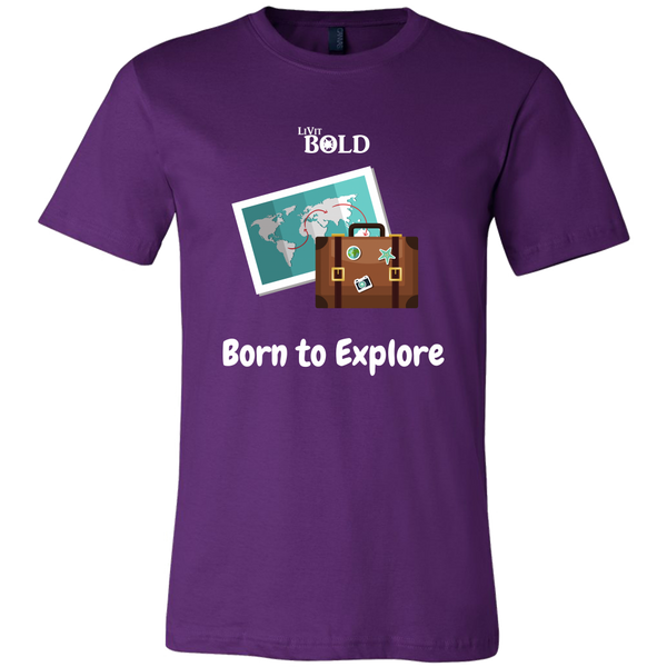 LiVit BOLD Canvas Men's Shirt - Born to Explore - LiVit BOLD