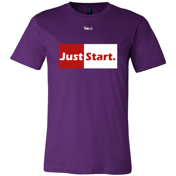 Just Start Men's T-Shirt - LiVit BOLD - 13 Colors - LiVit BOLD