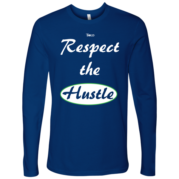 Respect The Hustle - Men's Long Sleeve Top - LiVit BOLD - 6 Colors - LiVit BOLD