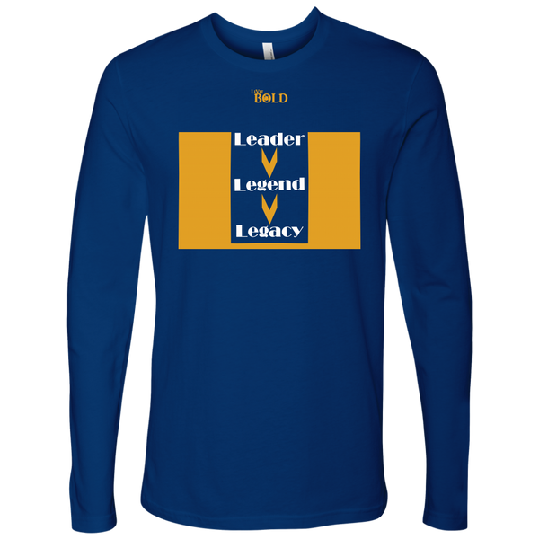 Leader.Legend.Legacy Men's Long Sleeve Top- 6 Colors - LiVit BOLD - LiVit BOLD