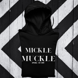 Mickle Muckle Black Unisex Hoodie