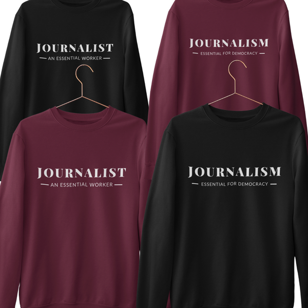 Journalist Unisex Sweatshirt (2 Styles & 2 Colors)