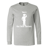 LiVit BOLD Canvas Long Sleeve Shirt - Our Real Heroes - Army Style - LiVit BOLD