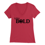 LiVit BOLD Bella Women's V-Neck - LiVit BOLD