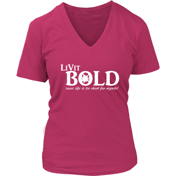 LiVit BOLD District Women's V-Neck Shirt - LiVit BOLD