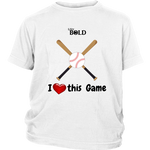 LiVit BOLD District Youth Shirt -  I heart this Game - LiVit BOLD